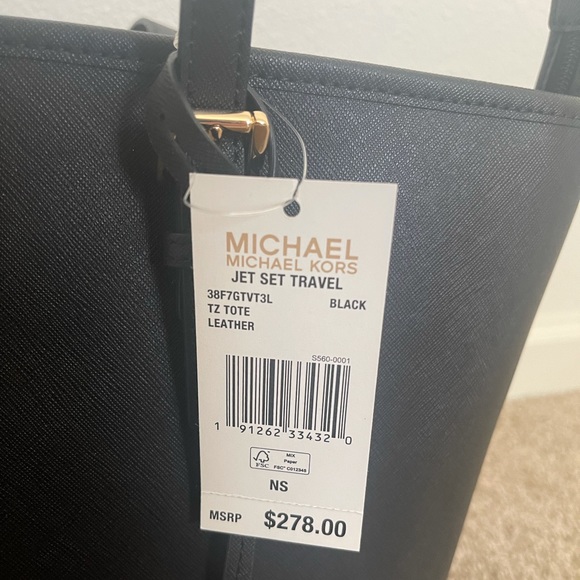 Michael Kors Jet Set Travel TZ Tote Leather - Picture 2 of 5